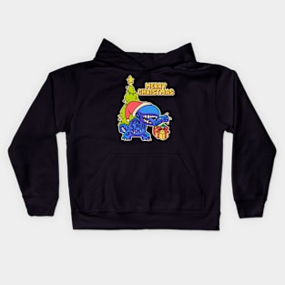 Xenomorph Aliens Christmas Knit Kids Hoodie